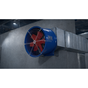 Ventilador Axial de Pared de Acero al Carbono T40-11, Bajo Ruido, Resistente a Altas Temperaturas, para Ventilación y Extracción de Pared - Product Image 2