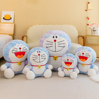 Machine à poupées personnalisée Dingdang Cat, poupée Doraemon, animal en peluche, oreiller, compagnon de table, en coton PP, anti-stress, tie-dye