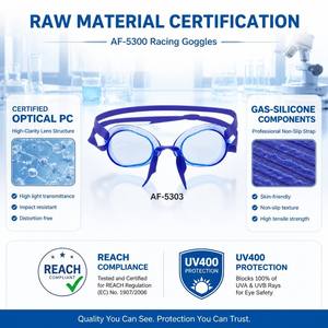 Gafas de Natación Profesionales Suecas de Perfil Bajo, Antivaho, Protección UV, Marco de Silicona y PC Ecológico para Adultos - Product Image 4