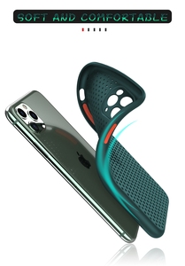 Funda de teléfono de disipación de calor de TPU Flexible con diseño de agujero fino de goma suave para <span class=keywords><strong>iPhone</strong></span> 16 15 14 13 12 <span class=keywords><strong>11</strong></span> Pro Max 16E <span class=keywords><strong>nuevo</strong></span> - Product Image 5