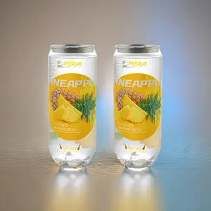 China Carbonated Drinks Xiamen 350ml PET CAN Fruit Flavor Sparkling Drinks Soft Drinks Wholesale Normal Can (tinned) Packaging