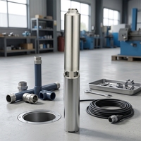 Pompe à eau submersible économique pour puits profonds, pour applications utilitaires générales