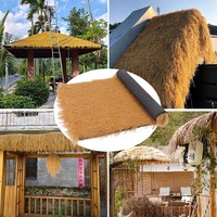 Toiture en chaume synthétique imperméable pour maison de loisirs et jardin