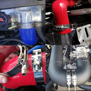 Chất lượng cao Heavy-Duty thép không gỉ W2 W4 cao nạp mạnh mẽ cổ họng Hoop t-bolt Hose <span class=keywords><strong>Clamp</strong></span> với mùa xuân - Product Image 4