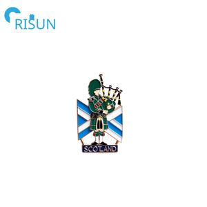 Fabrication personnalisée de broches de cornemuse en émail broche écossais écossais cornemuse tartan kilt épinglette écossais cornemuse badge - Product Image 6