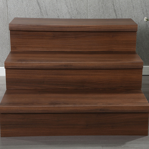 Châu Âu sồi hiện đại nổi cầu thang T & G cài đặt chải kết thúc tùy chỉnh cầu thang Kit cho trong nhà/ngoài trời - Product Image 5