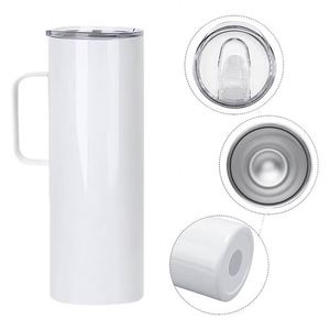 แก้วน้ำสแตนเลสเก็บอุณหภูมิ ขนาด 20 ออนซ์ คุณภาพสูง ปราศจากสาร BPA สำหรับกาแฟ ชา งานเลี้ยง ใช้ได้ทั้งร้อนและเย็น พร้อมหูจับ - Product Image 6