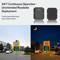 Modul Sensor Kecepatan Radar Gelombang Milimeter Jarak Jauh 24GHz RS485 Doppler 180m Deteksi Kecepatan Kendaraan Lalu Lintas