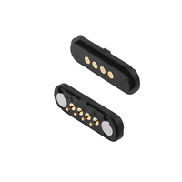 Vente d'usine Connecteur magnétique étanche Pogo Pin en laiton 12V 1-3A Courant nominal pour applications de charge portable