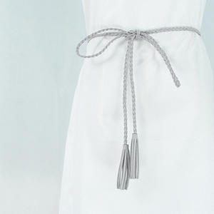 حزام خصر مرن عالي الجودة متعدد الألوان بدون إبزيم من البوليستر قابل للتمدد بتصميم عصري وشعار مخصص 170 سم - Product Image 4