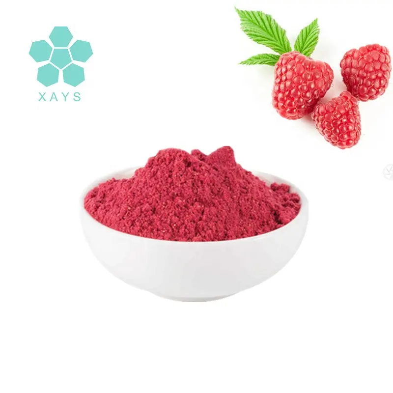 Mẫu miễn phí Raspberry Bột nước ép 100% tinh khiết Raspberry bột trái cây Raspberry bột