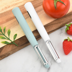 Pelador de Frutas y Verduras Multifuncional de Acero Inoxidable de 18.5 cm, Ligero para Uso en la Cocina - Product Image 5