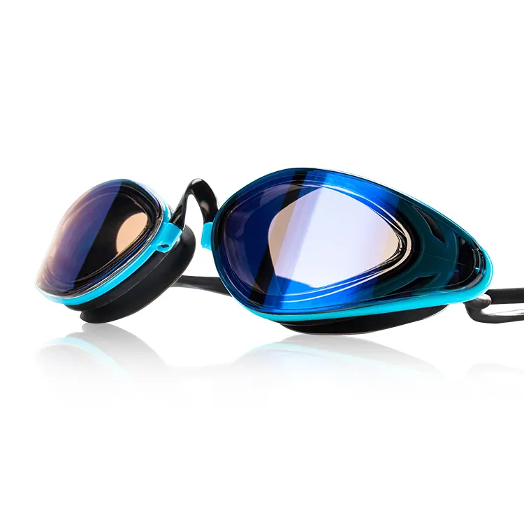 Goedkope hoge kwaliteit ontwerp uw eigen siliconen volwassen zwembril voor duiken