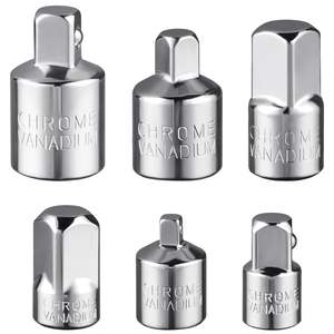 Adaptateur de douille Go Crv 1/2 à 3/8 à 1/4 en acier allié au chrome vanadium pour clé à cliquet - Product Image 3