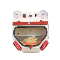 Mini sablage, mini machine de sablage portable à haute efficacité, cabine de sablage portable