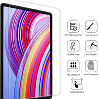 Pelindung Layar Mi Pad Logo Kustom Kaca Tempered Grade 9H AAA Full Coverage Anti-Minyak Anti-Sidik Jari Pesanan Grosir MOQ 100 Pcs