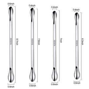 Espátula de <span class=keywords><strong>Laboratorio</strong></span> de Acero Inoxidable, Juego de Microcucharas, Cuchara de Muestreo para <span class=keywords><strong>Laboratorio</strong></span>, Espátula de Mezcla para <span class=keywords><strong>Laboratorio</strong></span> - Product Image 3