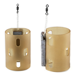 Haute qualité 30g 40g 50g appât Cage mangeoire <span class=keywords><strong>de</strong></span> pêche pivotant avec plomb extérieur panier mouche carpe équipement <span class=keywords><strong>de</strong></span> pêche - Product Image 2