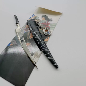 Nuevos Estilos Creativos, Llavero de Anime Kurosaki Ichigo de 16 cm, Colgante Metálico, Mini Espada de Anime de Metal para Mochila - Product Image 5