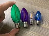 Ampoules LED C9 intelligentes pour Noël, à effet de poursuite, étanches IP68, contrôle intelligent, usage résidentiel, alimentation solaire/CA E27/E40/G9, garantie 3 ans