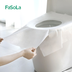 FaSoLa Disposable Toilet Seat Cover Full Coverage Adhesive For Maternity Travel Hotels Home Use - Product Image 1