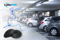 Positionnement Parking Lora Beacon Capteur géomagnétique LoraWan Beacon Parking LoraWan sensor