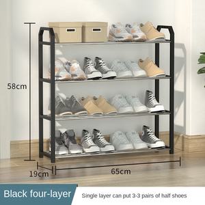 Estante para zapatos domésticos, sala de estar estante para zapatos para, montaje multicapa, combinación de dormitorio, estante de almacenamiento económico - Product Image 5