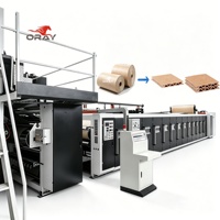 Línea de Fabricación Automática de Cartón Corrugado de 2200 mm, Bajo Consumo de Energía, Ahorro Energético, Cartones de Color