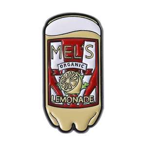 Mel es limonada orgánica esmalte Pin cita divertida broche comedia familiar moda solapa insignia joyería regalo para amigos fiesta de cumpleaños - Product Image 6
