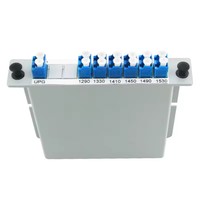 Caja LGX multiplexora de fibra CWDM Mux/Demux con conector LC de equipo WDM DWDM de 1270-1410nm para redes 3G 4G 5G