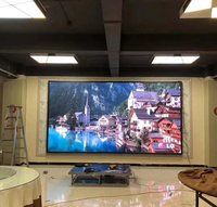 Panneau d'affichage LED plus fin, écran vidéo stéréo mural, petit pas, affichage LED sans fil pour église intérieure