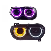 Faros Delanteros LED RGB Auto-y para Dodge Challenger 2008-2014, Luces Delanteras LED para Dodge Challenger, Accesorios para Automóviles