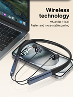 Casque stéréo sans fil étanche mains libres coloré LDNIO N01, écouteurs intra-auriculaires pour jeux avec microphone, écouteurs tour de cou