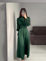 Vente en gros 2024 - Kaftan Ramadan pour femmes - Vêtements islamiques de Dubaï - Robes longues modestes pour femmes - Robes de soirée musulmanes - Abaya en satin pour femmes