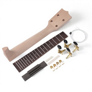 Kit DIY de Mástil de Ukelele de Madera de Palisandro para Caja de Cigarros, con Botón de Cuerda y <span class=keywords><strong>Puente</strong></span> - Product Image 1