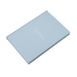 <span class=keywords><strong>Journal</strong></span> de couverture en cuir bleu à couverture rigide A5 personnalisé livre de planificateur de gratitude quotidienne non daté de cinq <span class=keywords><strong>minutes</strong></span> - Product Image 1