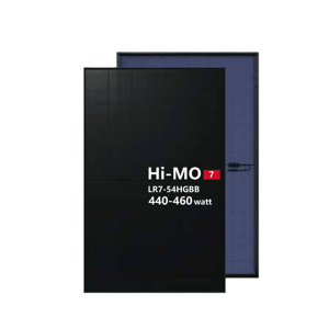 Panneau solaire Longi Hi-MO 7 Explorer LR7-54HGBB 440~460W Full Black pour modules photovoltaïques de toit Longi <span class=keywords><strong>460Wp</strong></span> demi-cellules - Product Image 1