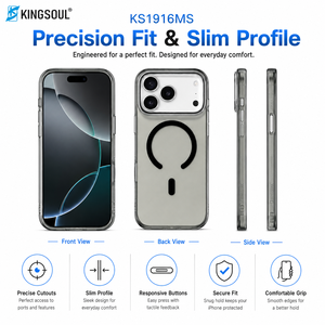 KingSoul Magnetic <b>Wireless</b> <b>Charging</b> TPU+PC Hybrid Shockproof Waterproof Ins Style Mobile Phone <b>Cases</b> for Motorola/Google for - Product Image 3
