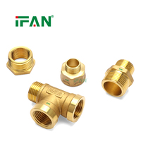 IFAN ASTM F2389 Raccords de tuyauterie en laiton filetés femelle-mâle 1/2"-2" : Coude, Té, Croix