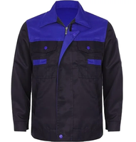 Veste de travail pour homme à blocs de couleur |   Uniforme de travail durable et respirant pour l'usine, la construction, les mécaniciens, l'entrepôt