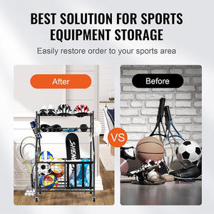 Support <span class=keywords><strong>de</strong></span> rangement pour boules d'entrée, facile à ranger sans coups <span class=keywords><strong>de</strong></span> pied désordonnés, et un <span class=keywords><strong>point</strong></span> <span class=keywords><strong>de</strong></span> rangement temporaire pour balles - Product Image 5