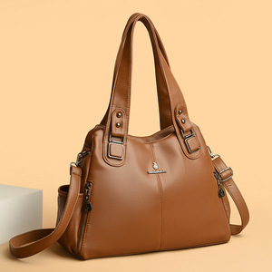 Nuova Borsa da Pendolare 2025 in Morbida <span class=keywords><strong>Pelle</strong></span> Atmosferica, Regalo per la Mamma, Borsa a Tracolla Singola per Donne di Mezza Età - Product Image 2