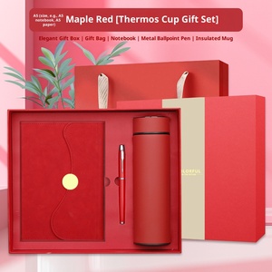 Coffret Cadeau de Luxe Personnalisable <span class=keywords><strong>pour</strong></span> Promotion d'Entreprise - Carnet, Tasse Thermos, <span class=keywords><strong>Stylo</strong></span>, Bouteille - Boîte Cadeau - Product Image 1