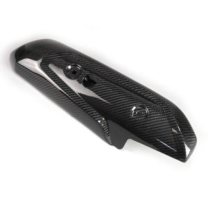 Carbonart Nouveau Scut de Protection Thermique pour Pot d'Échappement Moto en Fibre de Carbone Véritable 3K pour Yamaha <span class=keywords><strong>TMAX</strong></span> 560 Tech Max - Product Image 3