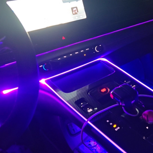 Tira <span class=keywords><strong>de</strong></span> Luz LED Ambiental Fría para Coche, 1m/2m/3m/4m/5m, <span class=keywords><strong>con</strong></span> Conexión USB, para Decoración Interior - Product Image 3
