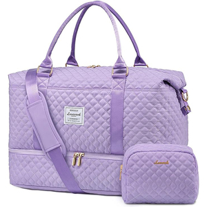 Bolsa de Viaje Deportiva Impermeable, Plegable y Expandible, Ideal para Yoga, Fin de Semana, Gimnasio, con Asa de Hombro, para Mujer, Muestra Gratis, Superventas - Product Image 3