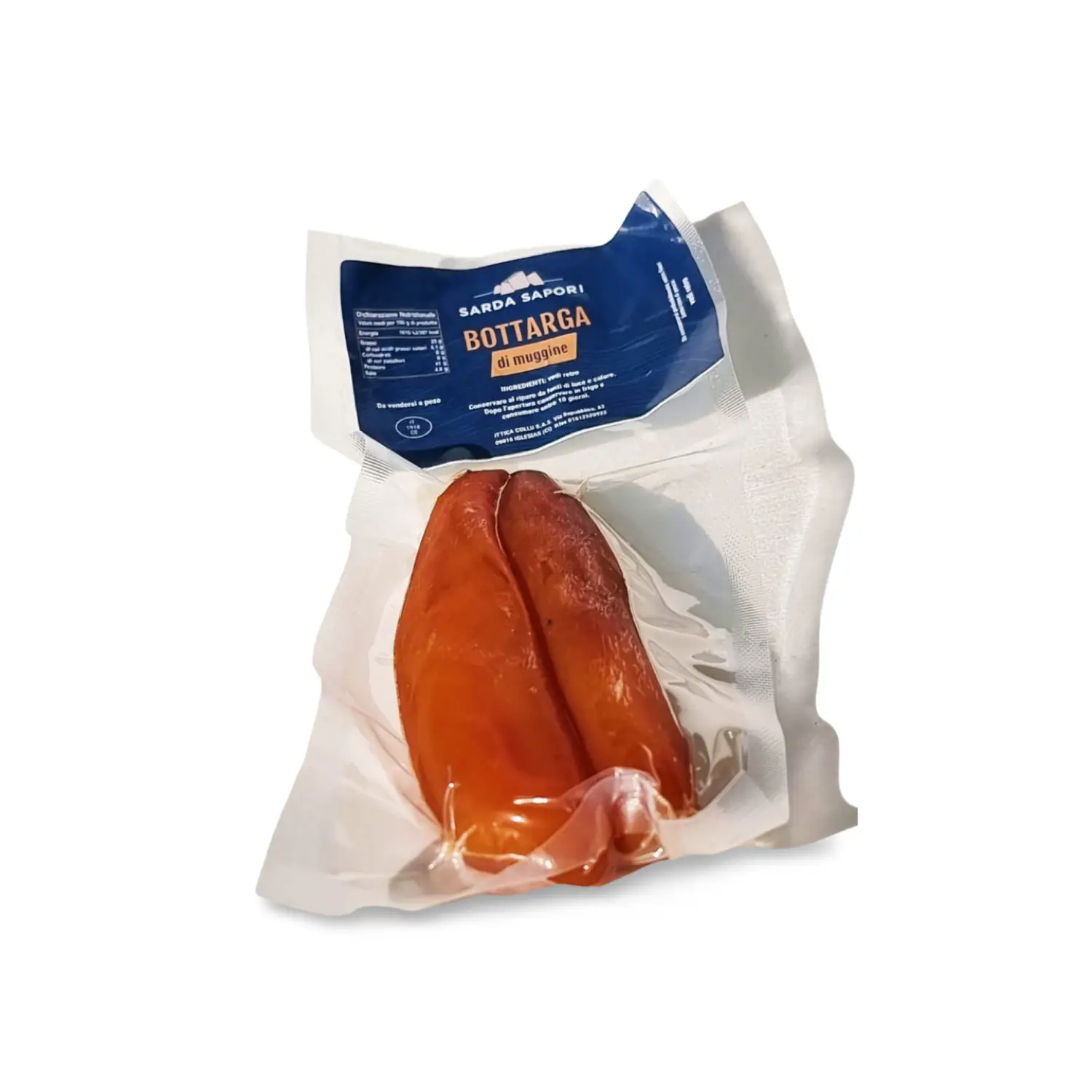 Abundant Italian Mullet Roe Bounty - 130-170g Whole Bottarga | Plongez dans la richesse méditerranéenne