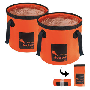 Đóng Mở Xô 5 Gallon Container Xách Tay Rửa Lưu Vực Gấp Xô Nước Cho Ngoài Trời Du Khách Cắm Trại Câu Cá - Product Image 1