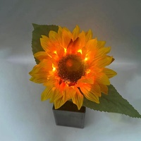 Lampe de table LED moderne à intensité variable tactile, vase décoratif en PVC cristal pour fêtes et événements