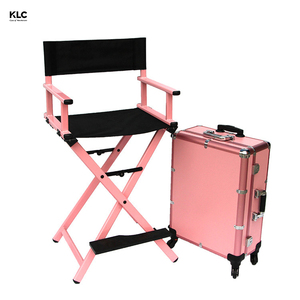 Chaise de directeur pliante en aluminium de grande qualité, chaise de maquillage en plein air sans appui-tête - Product Image 6